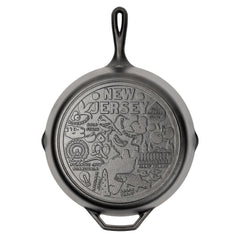 American Road Trip: 12 Inch Seasoned Cast Iron Skillet, New Jersey