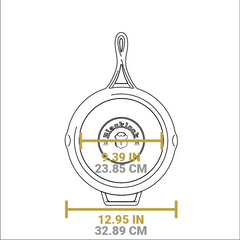 Blacklock Lightweight Cast Iron Skillet Set