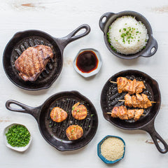 Round Cast Iron Grill Pan